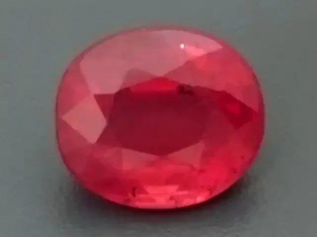 CERT 1.25ct Natural *UNHEATED RUBY Mozambique