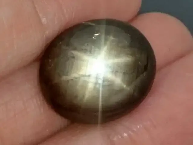 CERT 25.65ct Black STAR SAPPHIRE