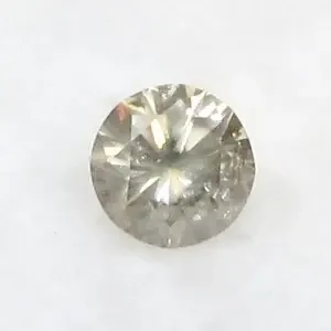 CERTIFIED 0.44ct 4.9mm Light Brown DIAMOND