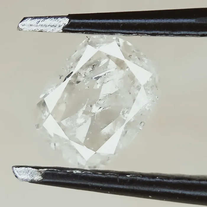 Champagne Diamonds Cushion brilliant cut Diamond 0.24 cts