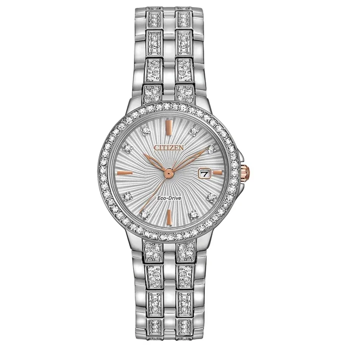 Citizen® Women’s Silhouette Crystal Sunburst Watch