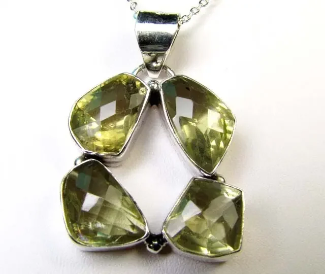CITRINE SILVER PENDANT 71.7 CTS MGMG 38