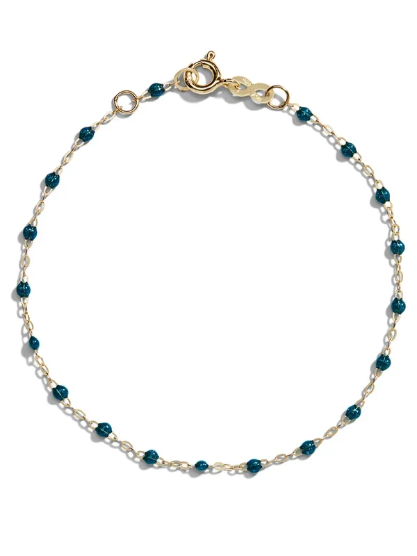 Classic Gigi Jungle Resin Yellow Gold Bracelet