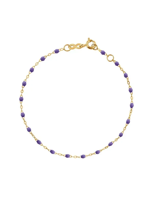 Classic Gigi Scarab Resin Yellow Gold Bracelet