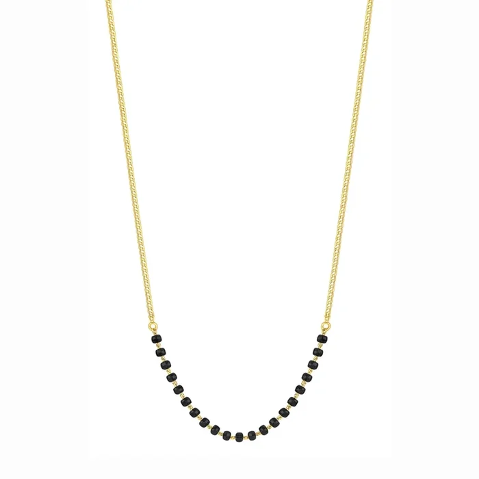 Classic Silver Chain Mangalsutra | 92.5 Silver | 22K Gold Plated