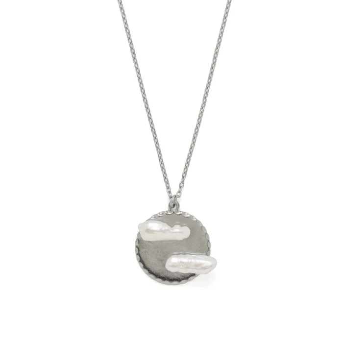 Cloud 9 Necklace in Rhodium
