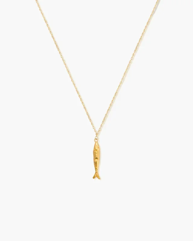 Collar de anchoa dorada