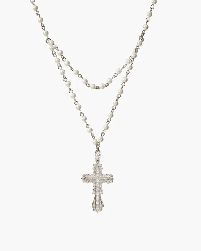 Collar de cruz Everette