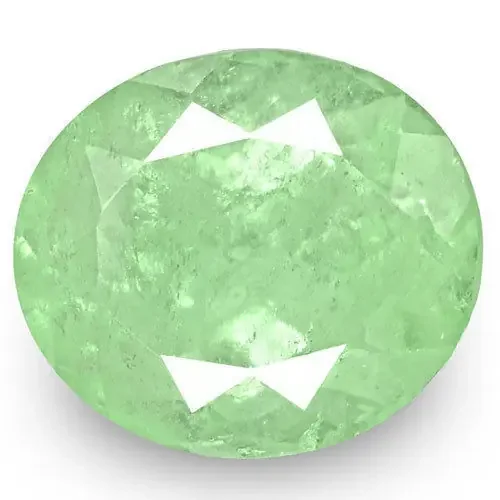 Colombia Emerald, 3.21 Carats, Bluish Green Oval