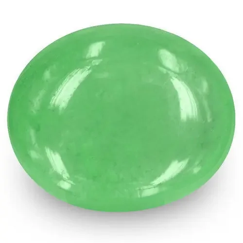Colombia Emerald, 5.43 Carats, Lively Green Oval
