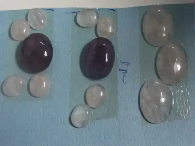 CTS PARCEL AMETHYST N ROSE QUARTZ GEMSTONES MS 1812