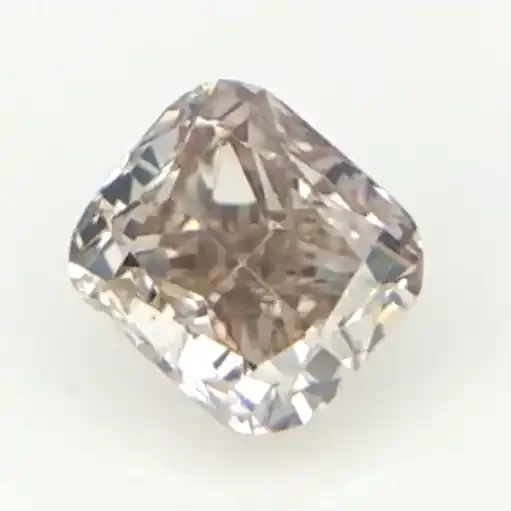 Cushion Brilliant Cut Natural Diamond , Diamond For Brown Diamonds 0.10 CTS