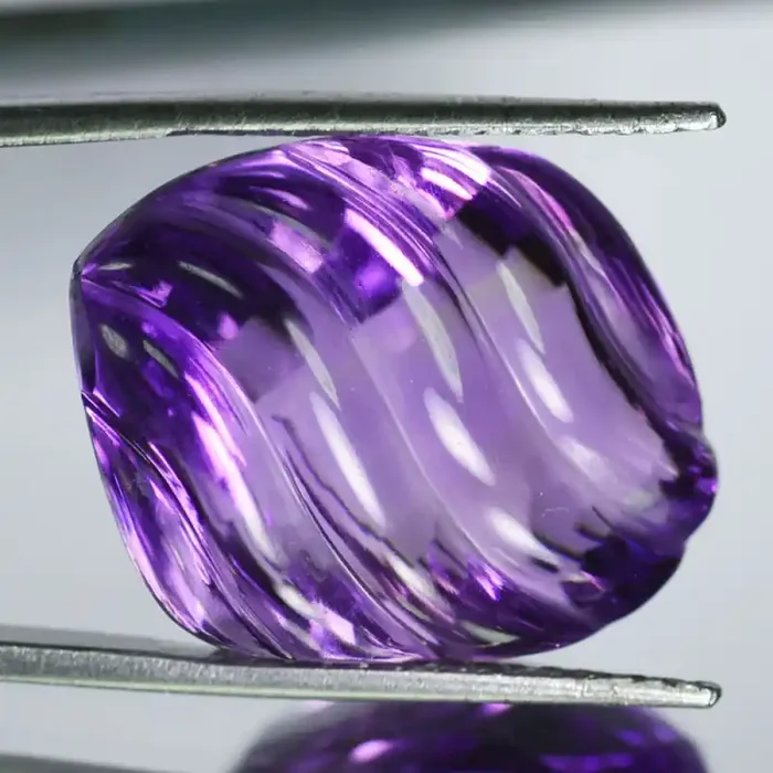 ~CUSTOM ~ 38.44 Cts Natural Purple Amethyst Cushion Bolivia
