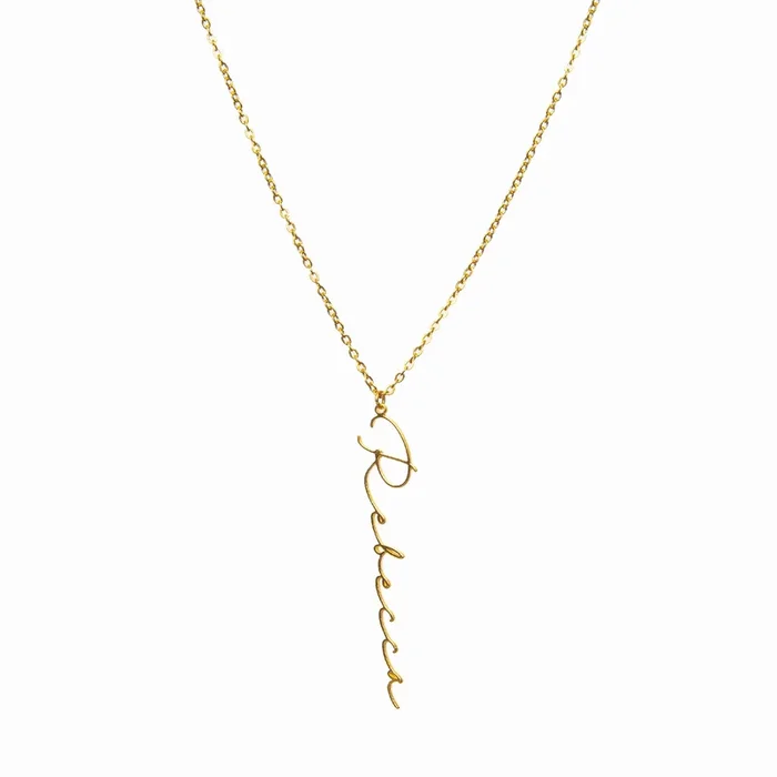 Customised Name Pendant Chain – (Font 1)