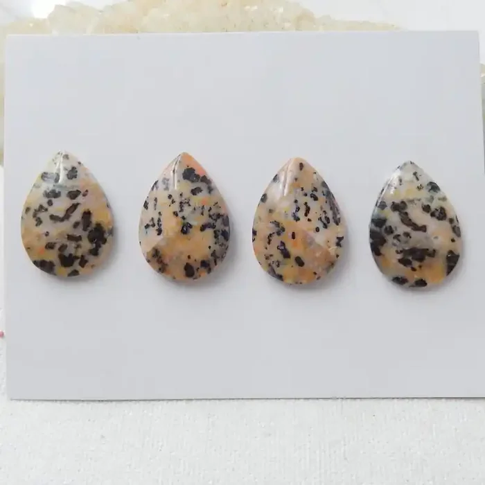 D785 Leopard Oval Cabochons,Healing Stone for Jewelry Making