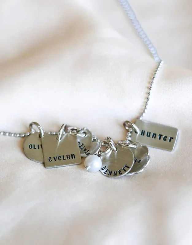 Dainty Sterling Silver Eclectic Charm Necklace