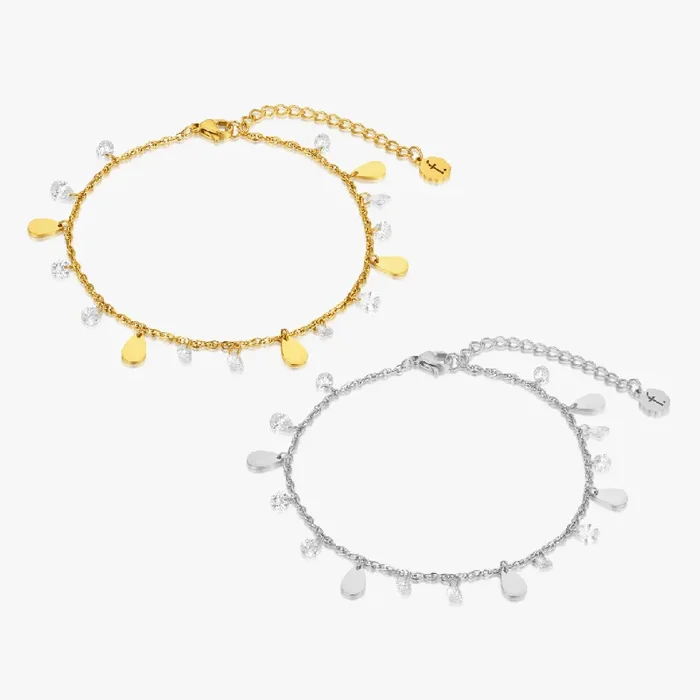 Dangling Gems Anklet