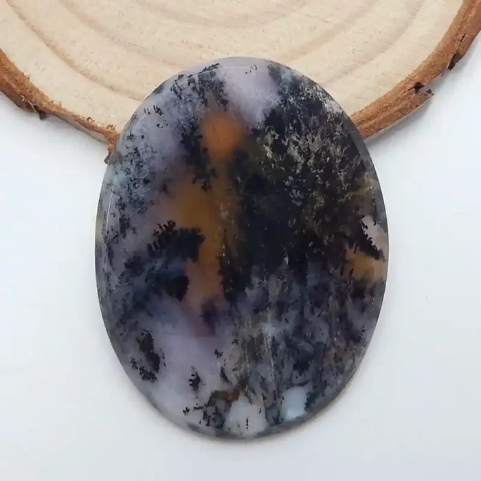 Dendritic opal Cabochon,semi-precious stones, jewelry accessories B200