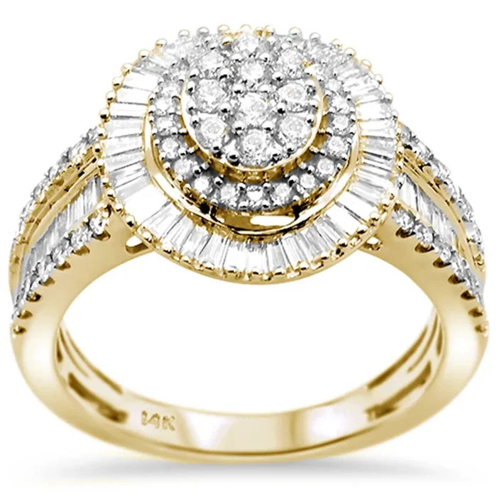 DIAMOND CLOSEOUT! 1.0ct 14k Yellow Gold Oval Shape Diamond Engagement Ring Size 6.5