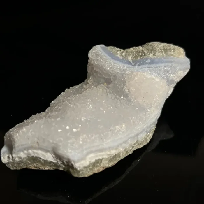 Druzy Blue Lace Agate, from Nsanje, Malawi