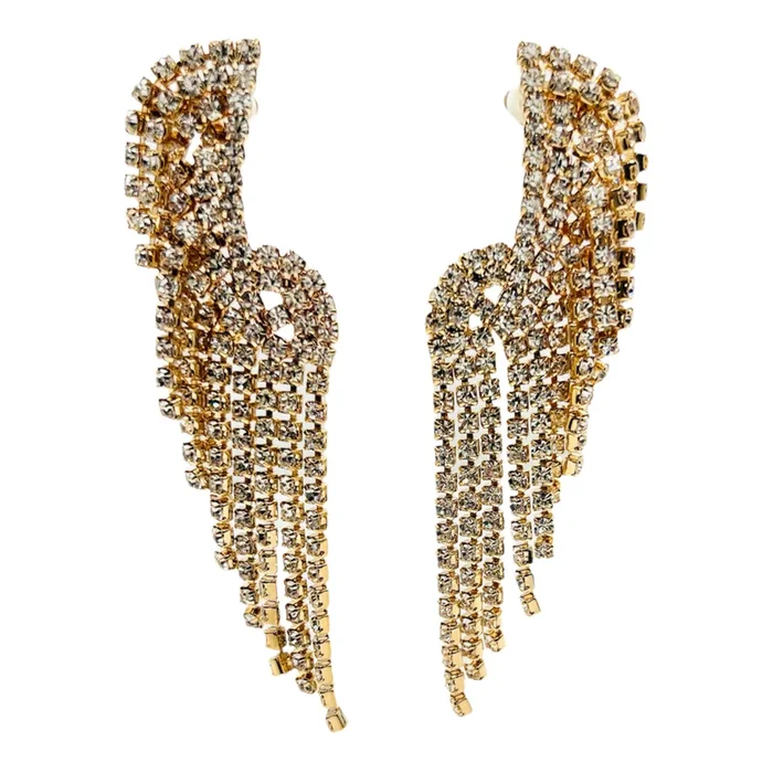 EARRINGS MADONNA PINK GOLD