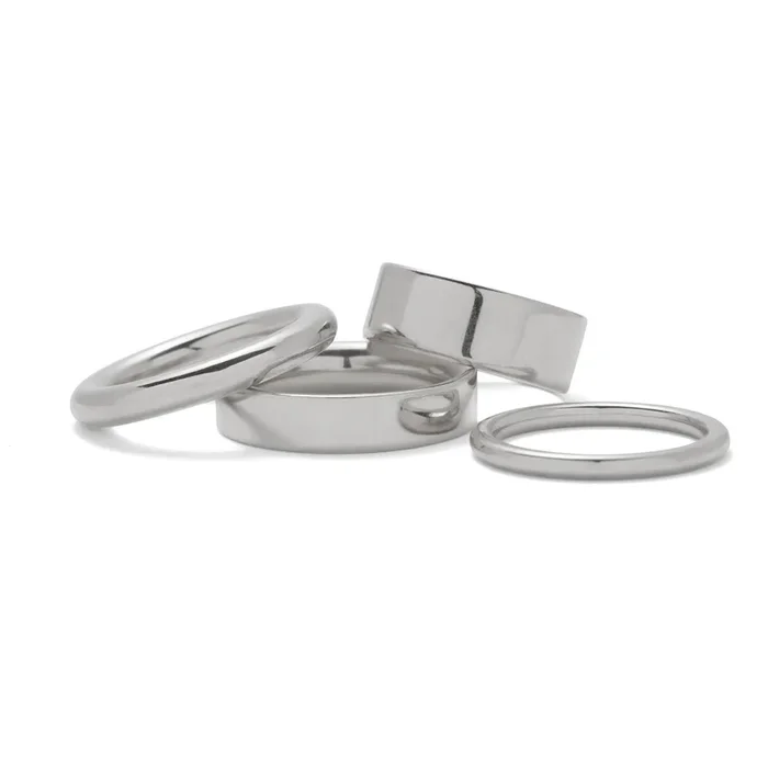 Essential Ring Set in Silver