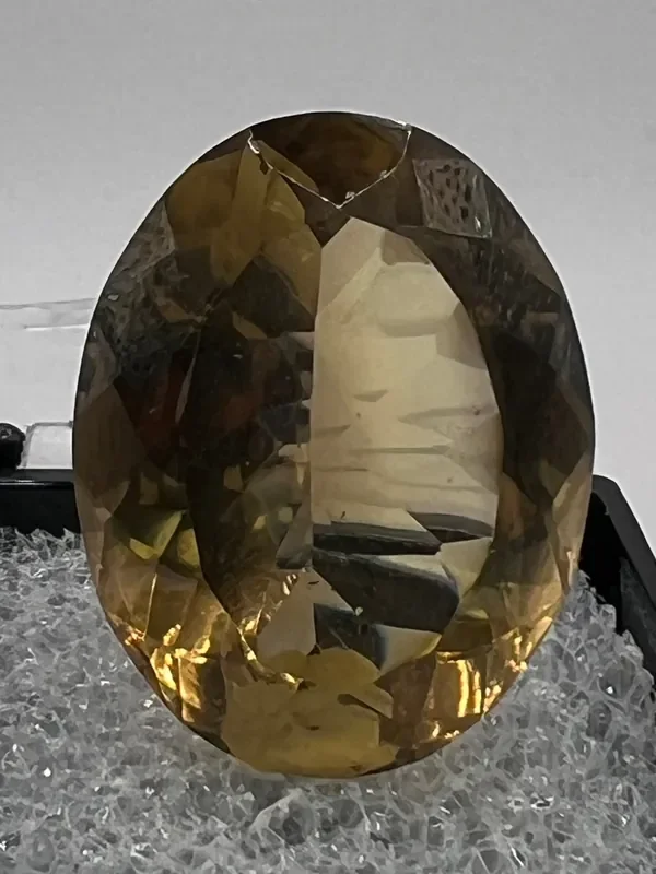 Faceted Citrine Gemstone from Mansa, Luapula, Zambia