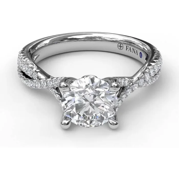 Fana – Twist Diamond Engagement Ring