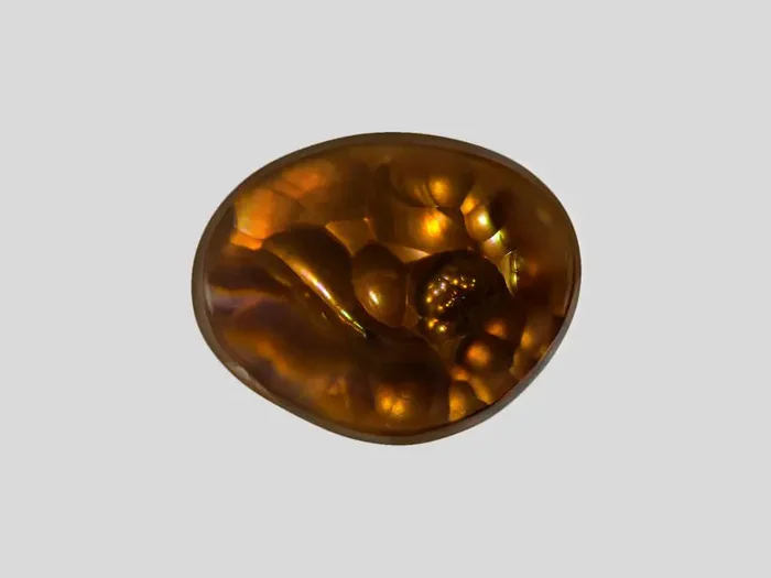 Fire Agate, 10.80ct – Mined in Mexico Certified by IGI