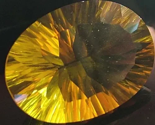 FLUORITE -BRILLIANT CLEAN GOLDEN COLOURS 19.3 CTS [S2842]