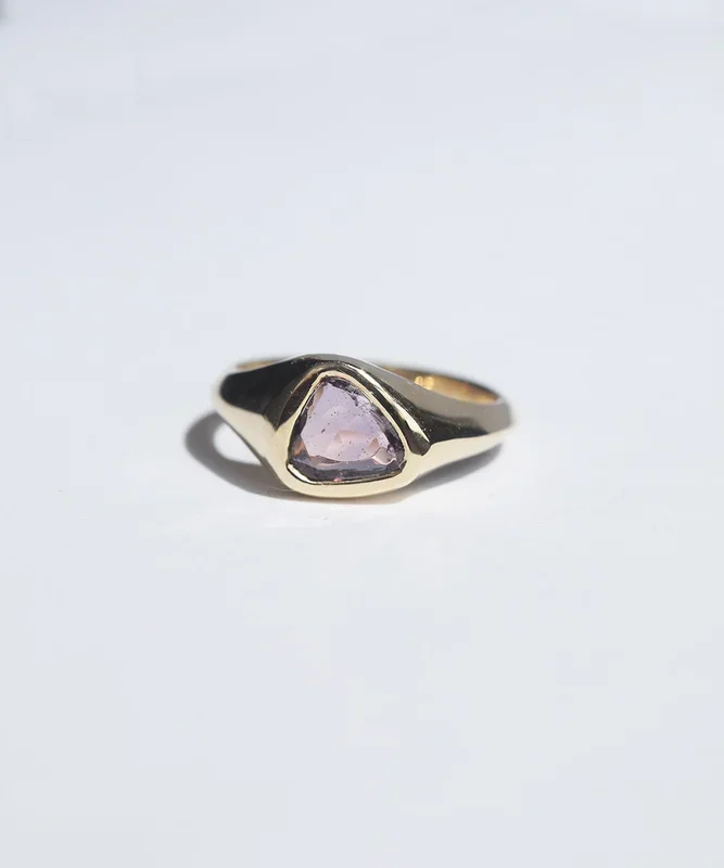 Fontana Signet Ring with Ruby