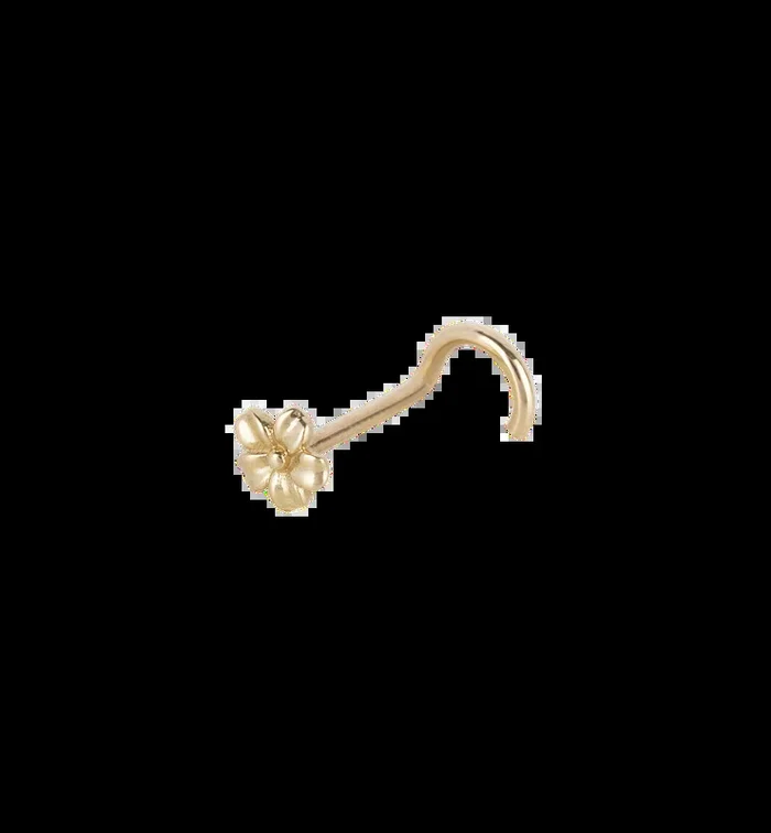 Forget Me Not Nose Piercing 14K
