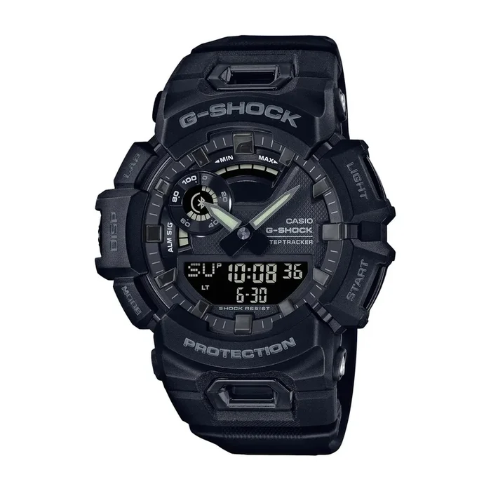 G-Shock Bluetooth Connected with 51X49 MM Black Round Dial Resin Band Strap. GBA900-1A