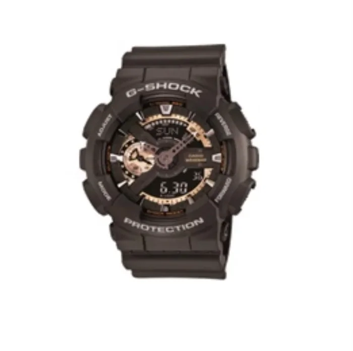 G-Shock with 51X51 MM Black Round Dial Resin Band Strap. GA110RG-1A