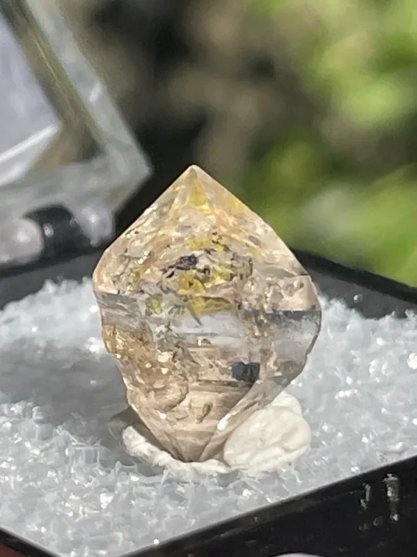 Galaxy Quartz (Petroleum Included Quartz) from Sante Fe County, New Mexico, USA