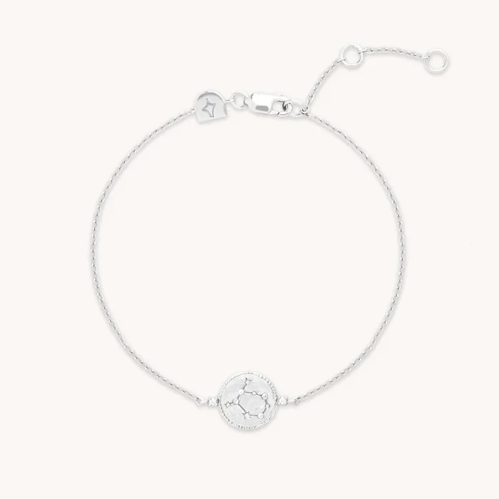 Gemini Zodiac Bracelet in Silver