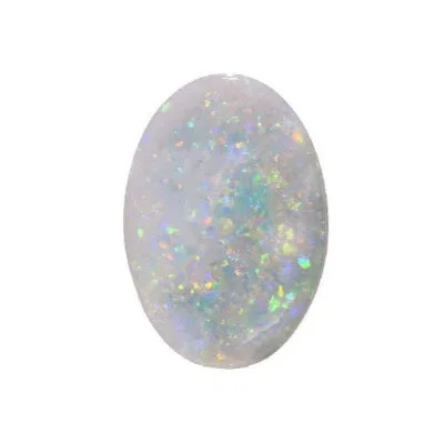 GIA Certified 6.73 Ct Natural Rare NOT ENHANCED Gray Opal Gemstone