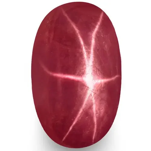 GII Certified Vietnam Star Ruby, 13.49 Carats, Red Oval