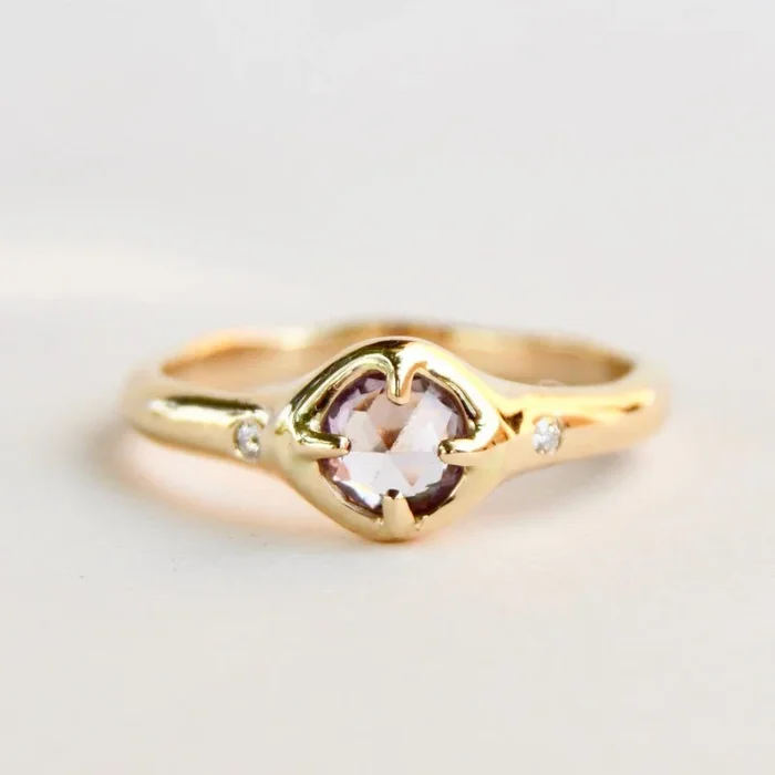 Gold Compass Rose Ring