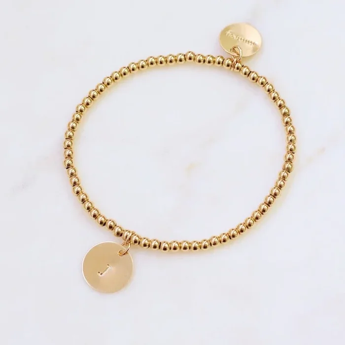 Gold Crush Bracelet (Small Beads)