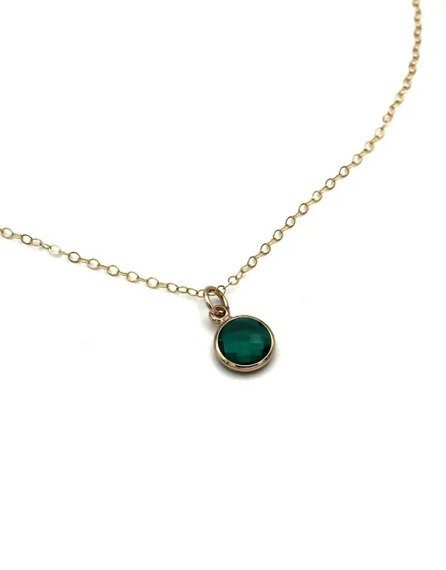 Golden Gemstone Necklace