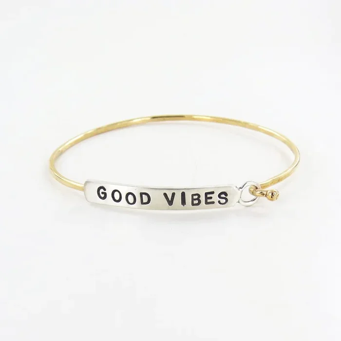 GOOD VIBES BANGLE