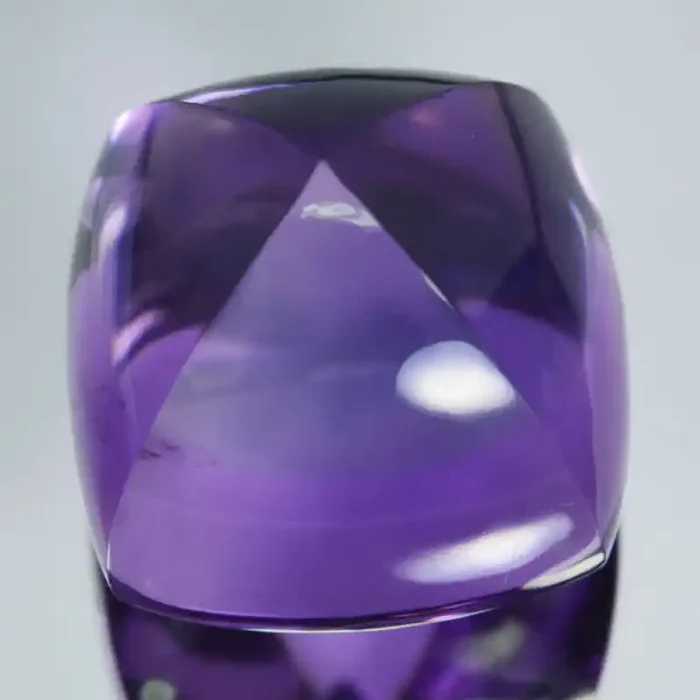 ~GORGEOUS~ 83.74 Cts Natural Purple Amethyst Sugarloaf Cut Bolivia