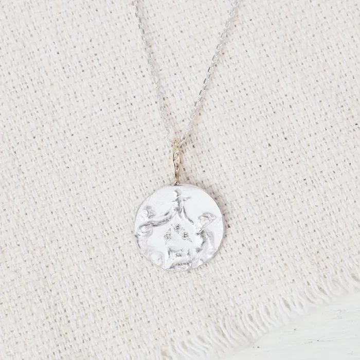 Grace Artifact Sterling Silver & 14K Gold Necklace