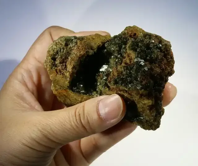 Green Grossular Garnet Cluster Specimen PPP 1159