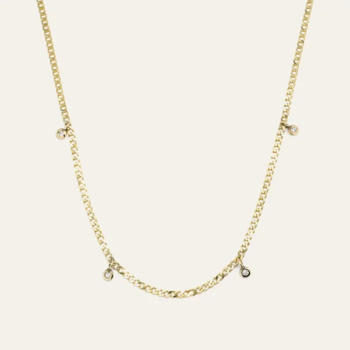 Greggie Diamond Shaker Necklace