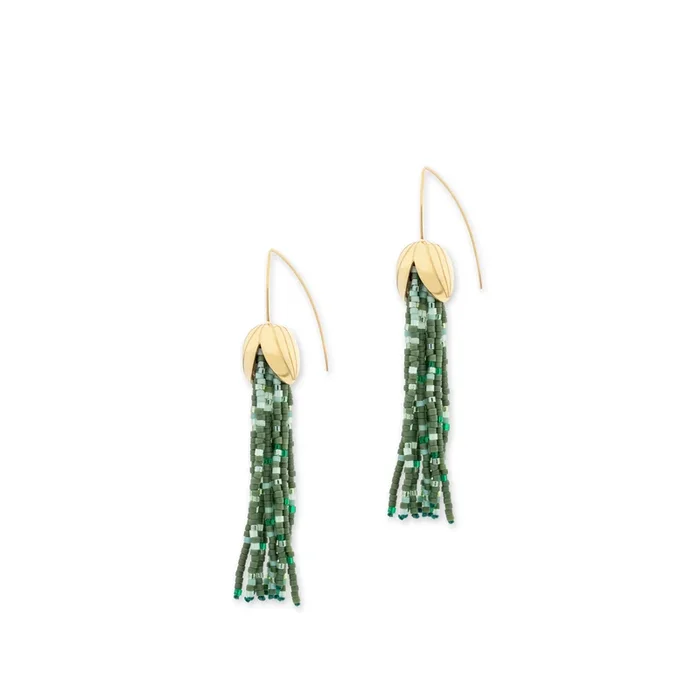 Grounded Hope Tassel Earring – Gold
