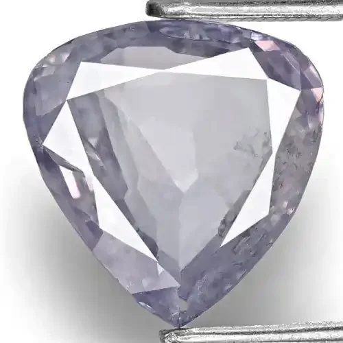 GRS Certified Kashmir Blue Sapphire, 5.43 Carats, Pastel Violetish Blue