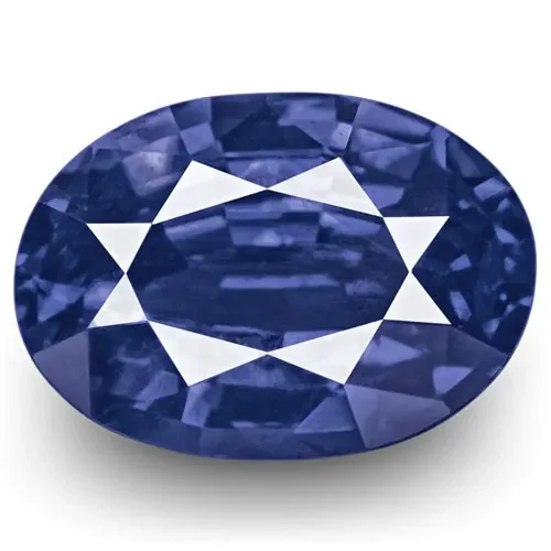 GRS Certified Sri Lanka Blue Sapphire, 1.26 Carats, Deep Blue Oval