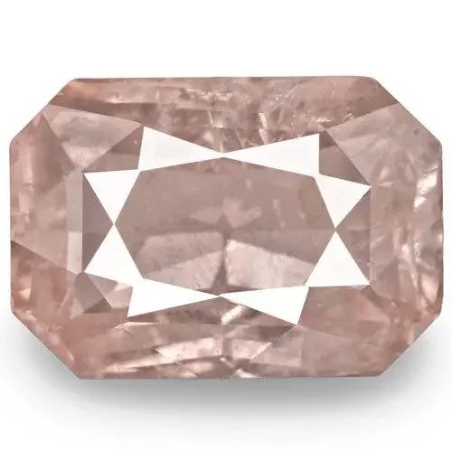 GRS Certified Sri Lanka Padparadscha Sapphire, 5.92 Carats, Emerald Cut
